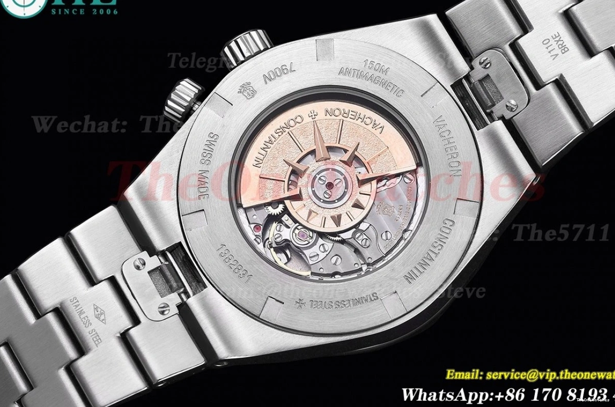 SS PZF 41mm 7900V Dial Silver Overseas A5110 SS 0414